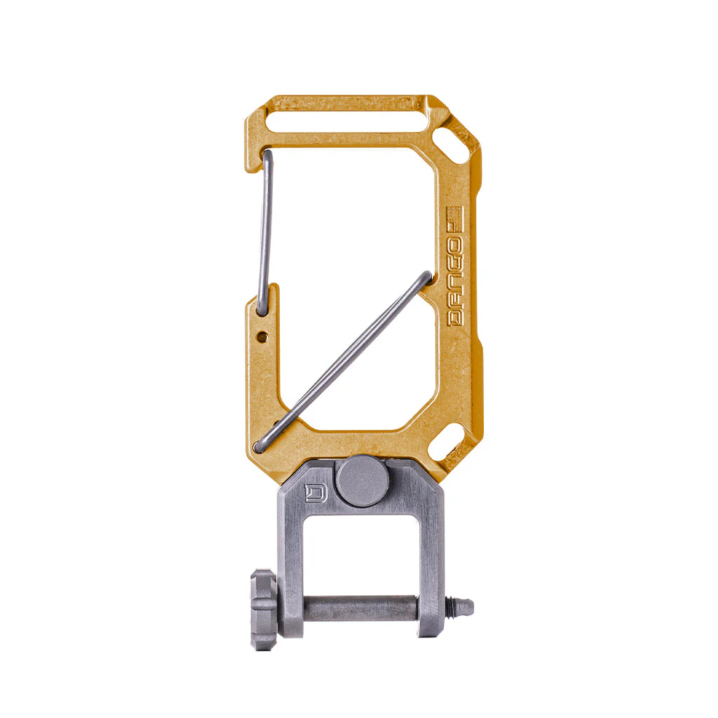 GOLD CARABINER & SHACKLE